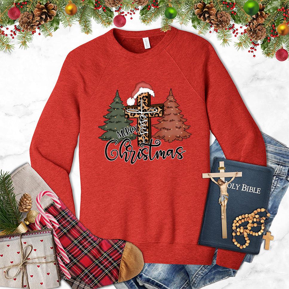 Merry Christmas Jesus Colored Edition Sweatshirt - Brooke & Belle