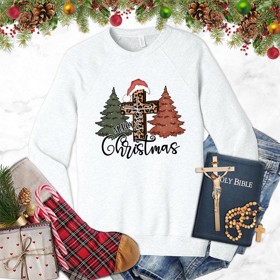 Merry Christmas Jesus Colored Edition Sweatshirt - Brooke & Belle