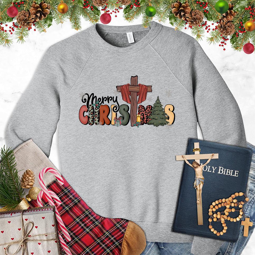 Merry Christmas Version 4 Colored Edition Sweatshirt - Brooke & Belle