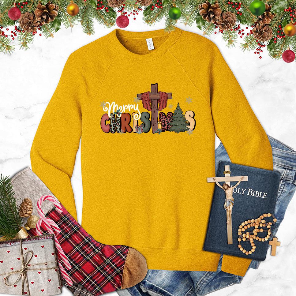 Merry Christmas Version 4 Colored Edition Sweatshirt - Brooke & Belle
