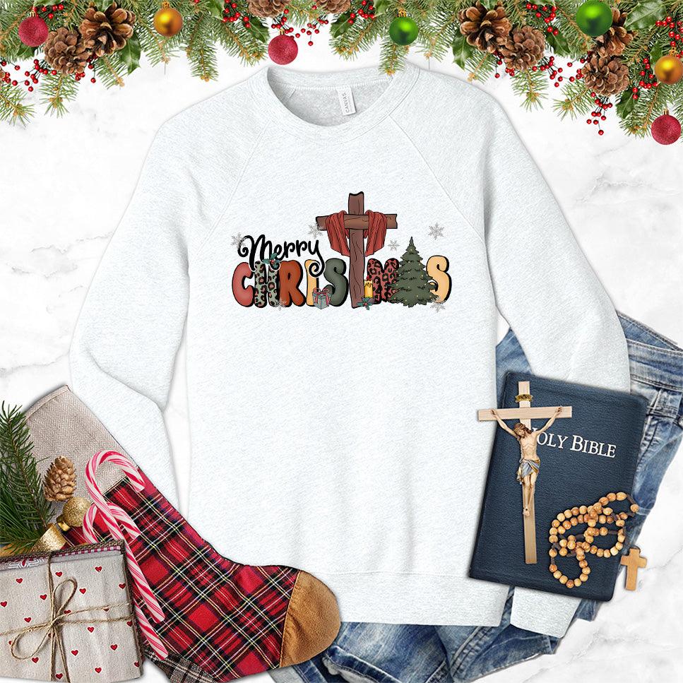 Merry Christmas Version 4 Colored Edition Sweatshirt - Brooke & Belle