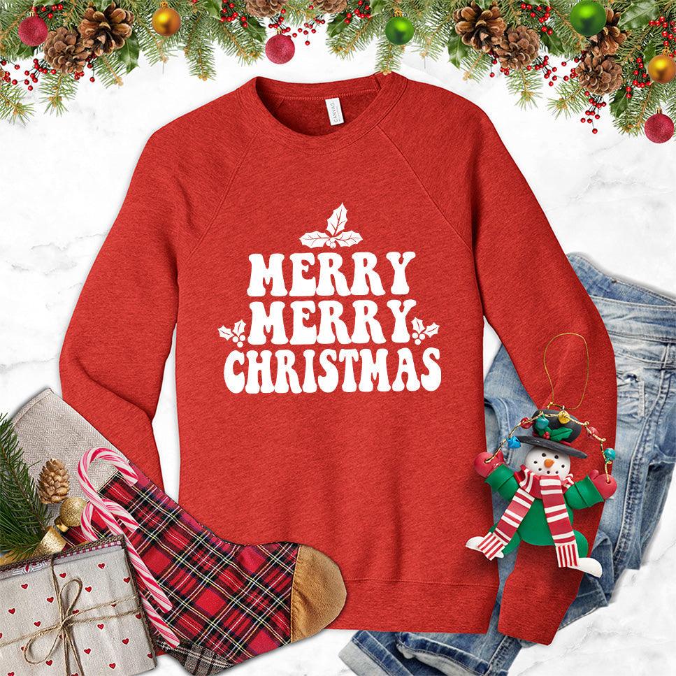 Merry Merry Christmas Version 2 Sweatshirt - Brooke & Belle