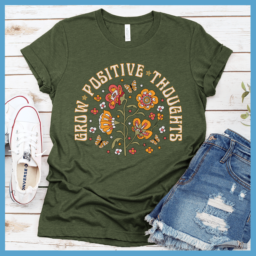 Grow Positive Thoughts T-Shirt Colored Edition