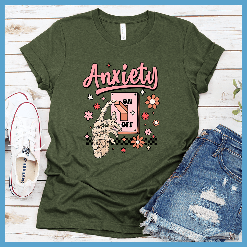 Anxiety On T-Shirt Colored Edition