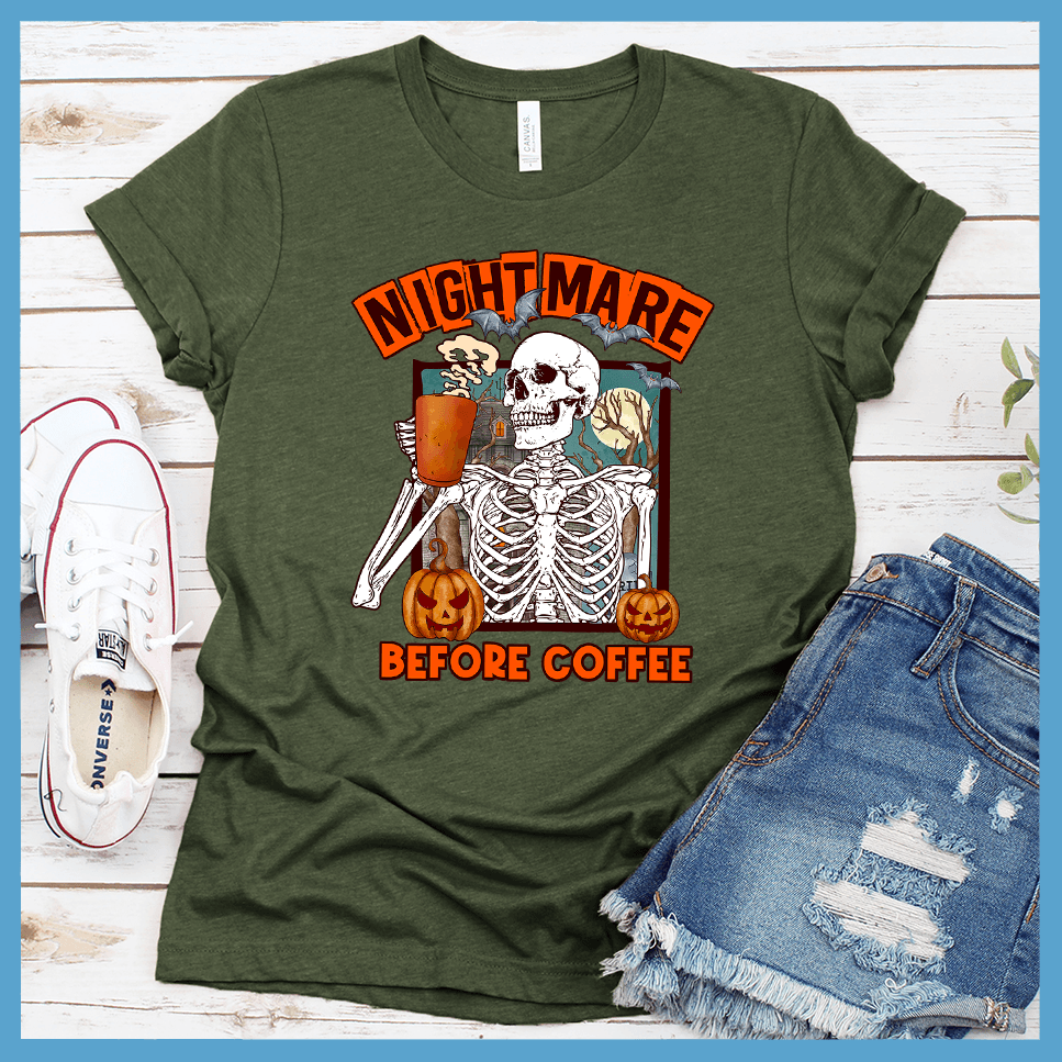 Nightmare Before Coffee T-Shirt Colored Edition