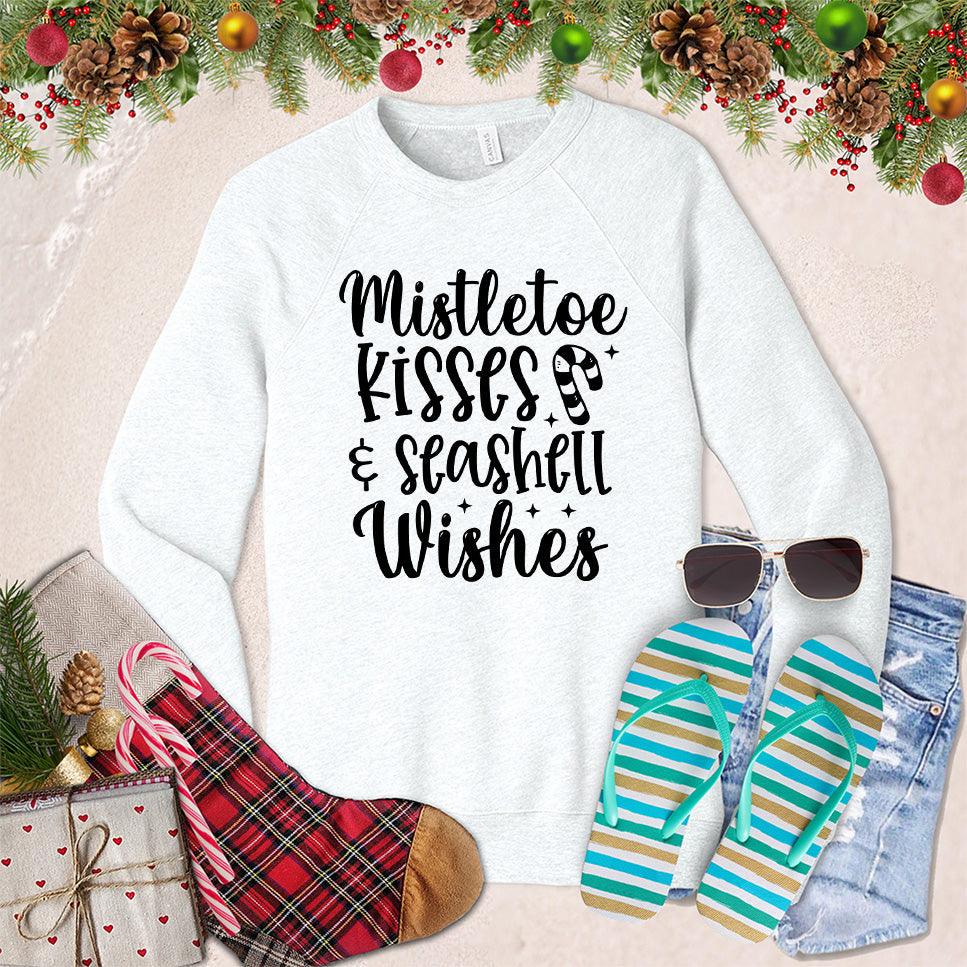 Mistletoe Kisses And Seashell Wishes Sweatshirt - Brooke & Belle