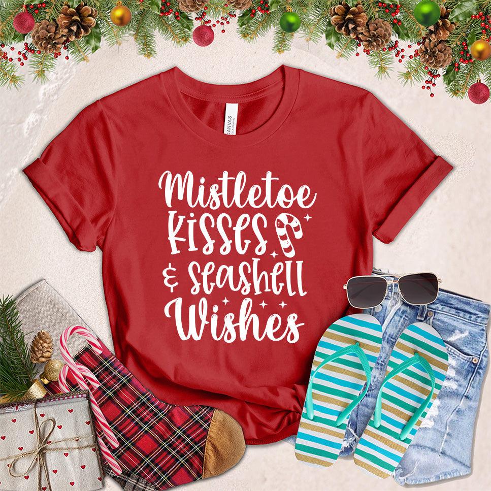 Mistletoe Kisses And Seashell Wishes T-Shirt - Brooke & Belle