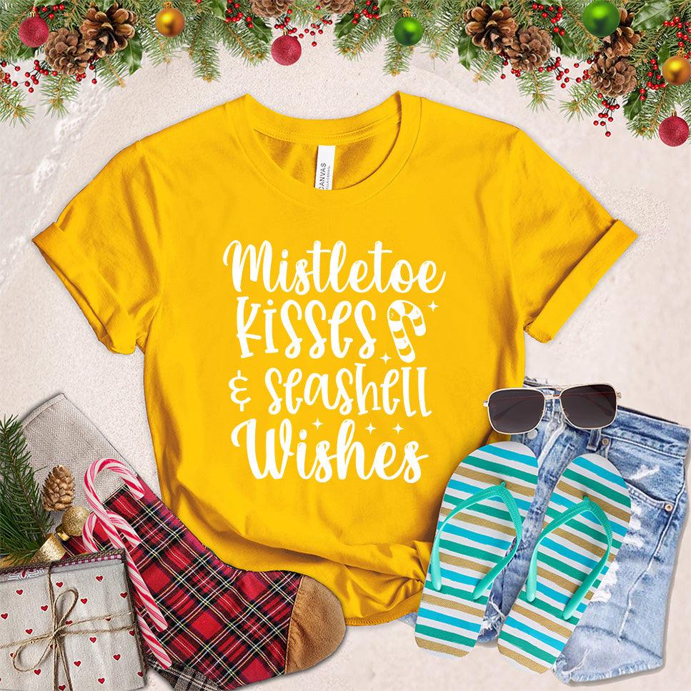 Mistletoe Kisses And Seashell Wishes T-Shirt - Brooke & Belle