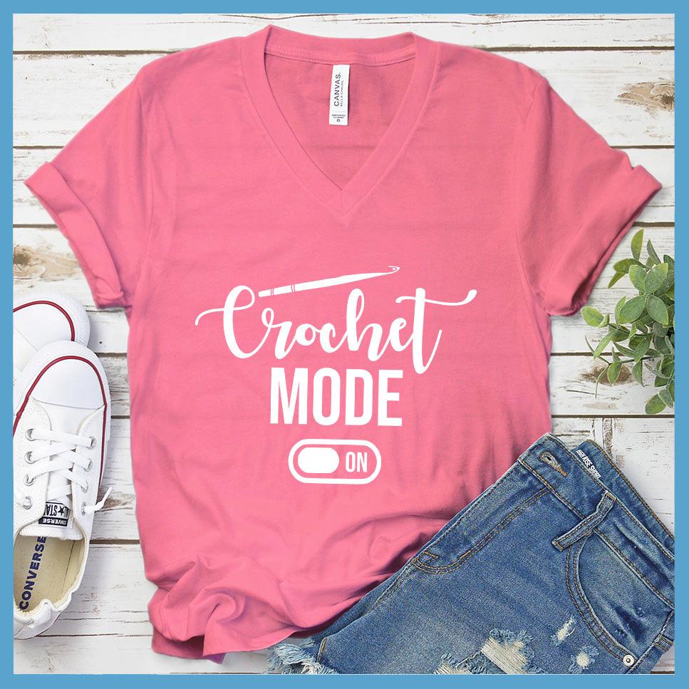 Crochet Mode On V-Neck - Accented Hook Edition - Brooke & Belle