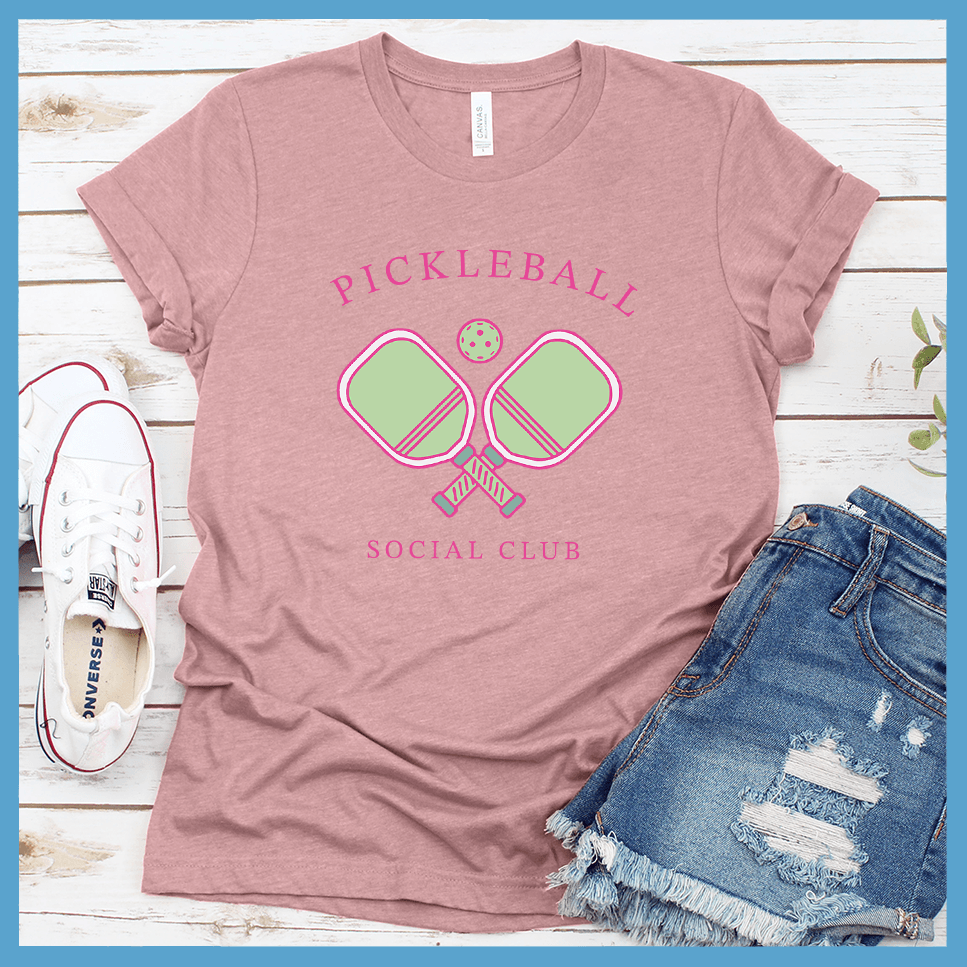 Pickleball Social Club T-Shirt Colored Edition - Brooke & Belle