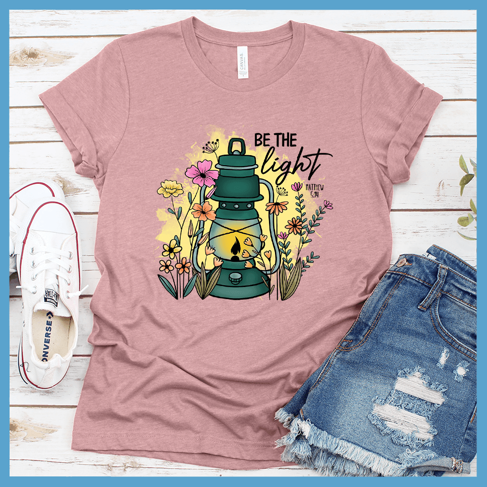Be The Light - Matthew 5:14 T-Shirt Colored Edition