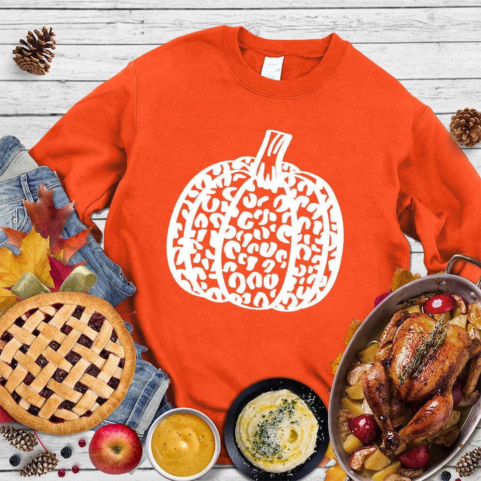 Pumpkin Leopard Sweatshirt - Brooke & Belle