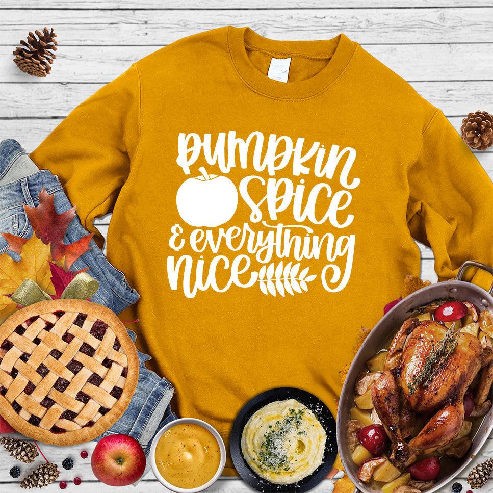 Pumpkin Spice And Everything Nice Version 2 Sweatshirt - Brooke & Belle