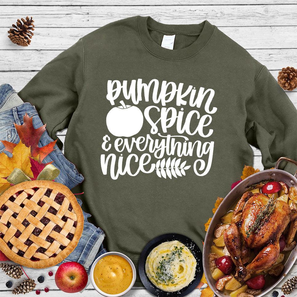 Pumpkin Spice And Everything Nice Version 2 Sweatshirt - Brooke & Belle