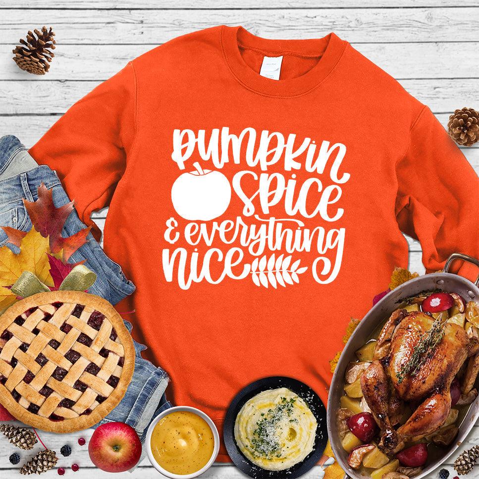 Pumpkin Spice And Everything Nice Version 2 Sweatshirt - Brooke & Belle
