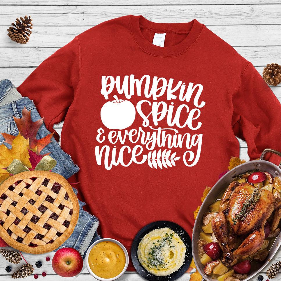 Pumpkin Spice And Everything Nice Version 2 Sweatshirt - Brooke & Belle