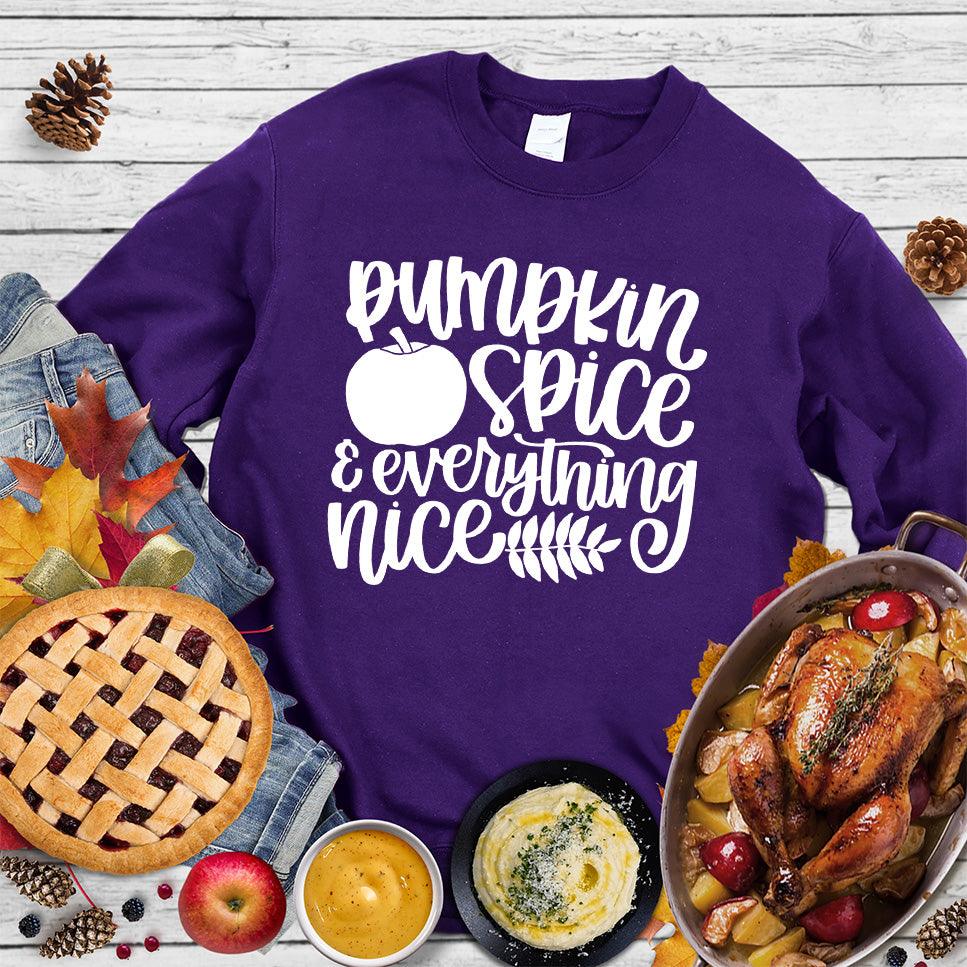 Pumpkin Spice And Everything Nice Version 2 Sweatshirt - Brooke & Belle