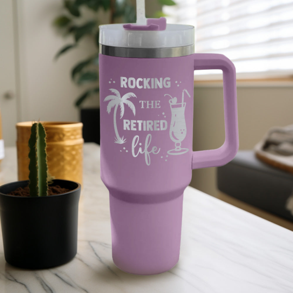 Rocking The Retired Life Tumbler