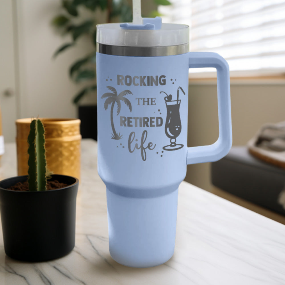 Rocking The Retired Life Tumbler