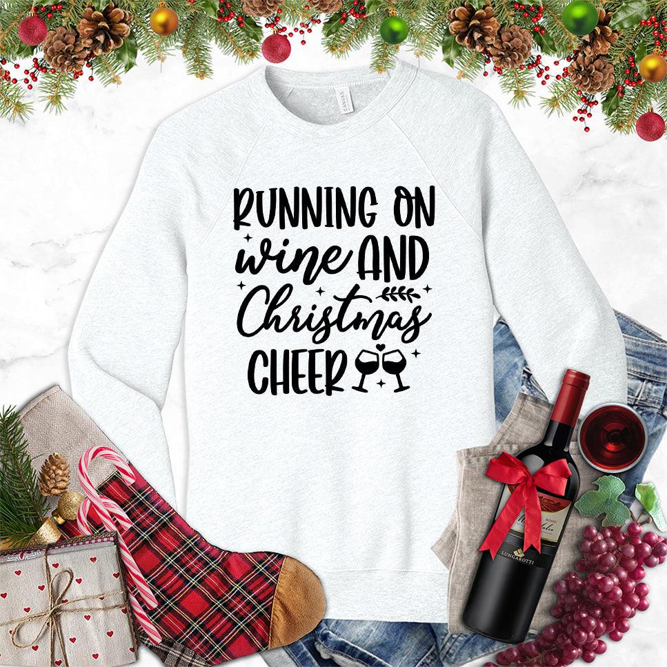 Running On Wine And Christmas Cheer Sweatshirt - Brooke & Belle