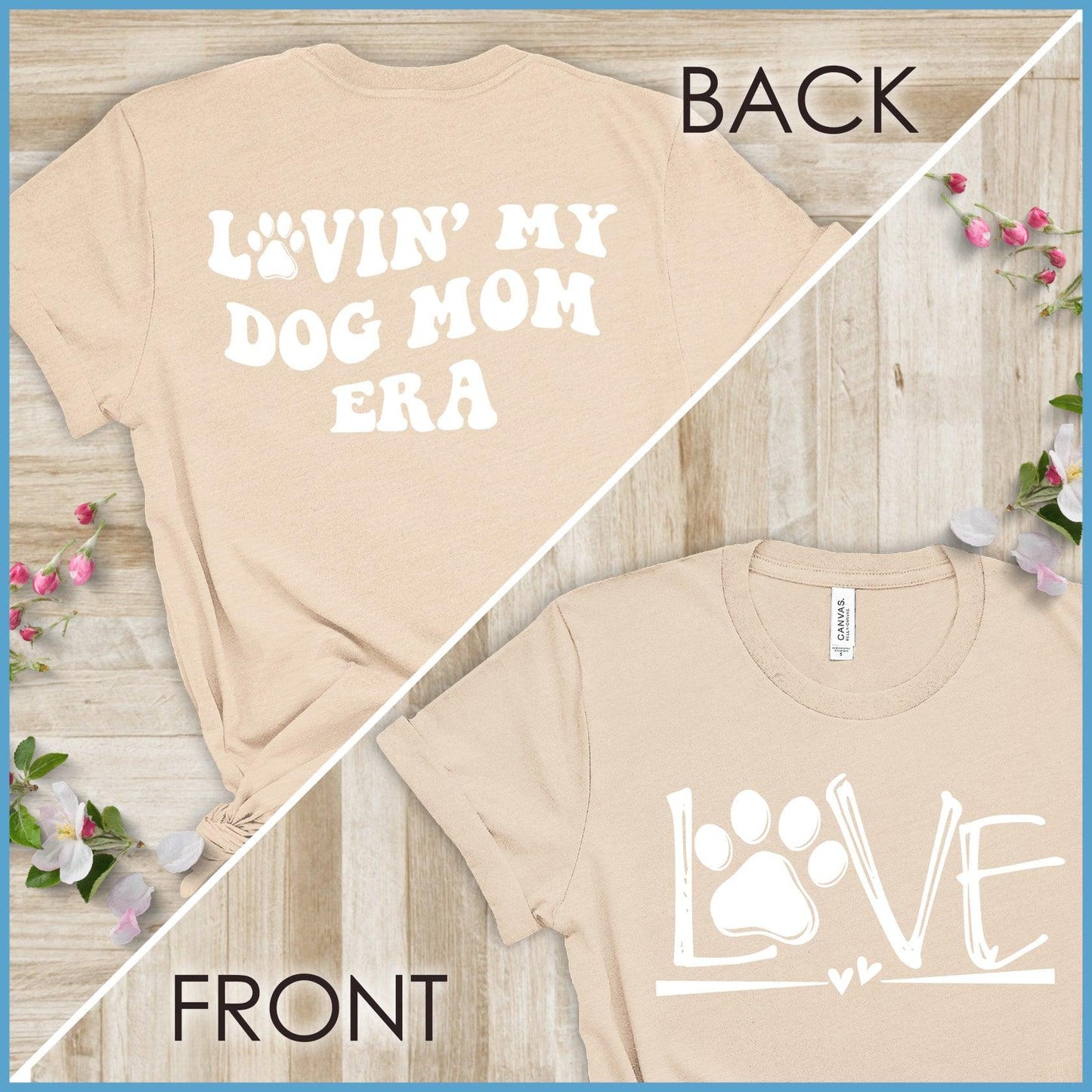 Lovin' My Dog Mom Era, Dog Love - Wavy T-Shirt Version 1