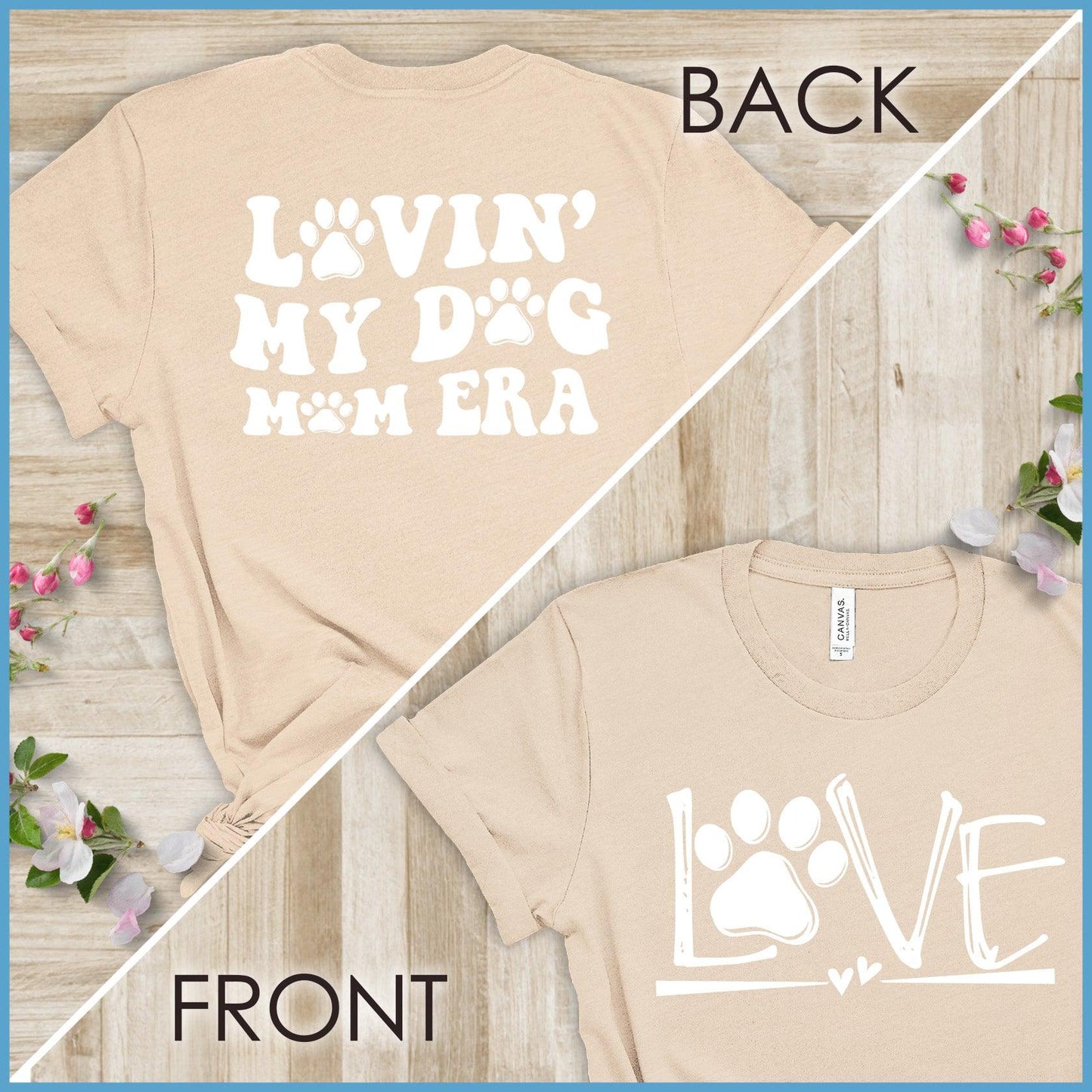 Lovin' My Dog Mom Era, Dog Love - Wavy T-Shirt Version 3