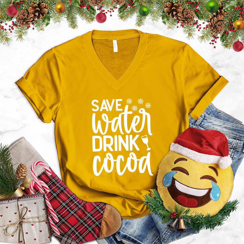 Save Water Drink Cocoa V-Neck - Brooke & Belle