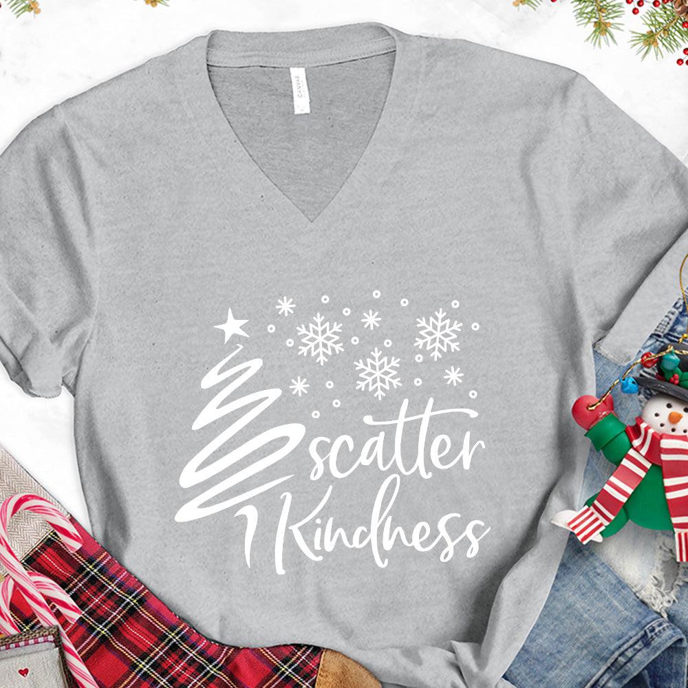 Scatter Kindness Christmas Edition V-Neck - Brooke & Belle