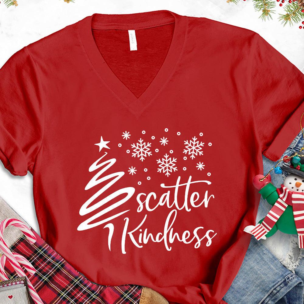 Scatter Kindness Christmas Edition V-Neck - Brooke & Belle