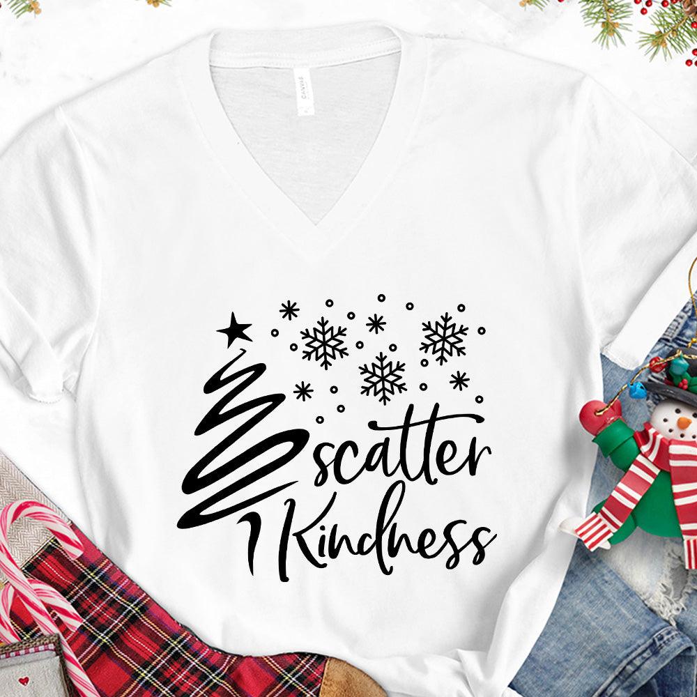 Scatter Kindness Christmas Edition V-Neck - Brooke & Belle