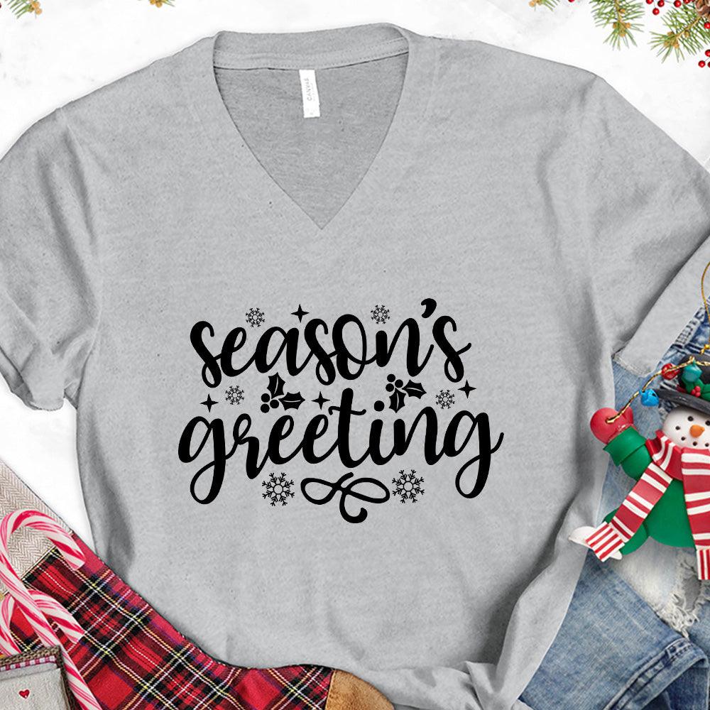 Season's Greeting V-Neck - Brooke & Belle