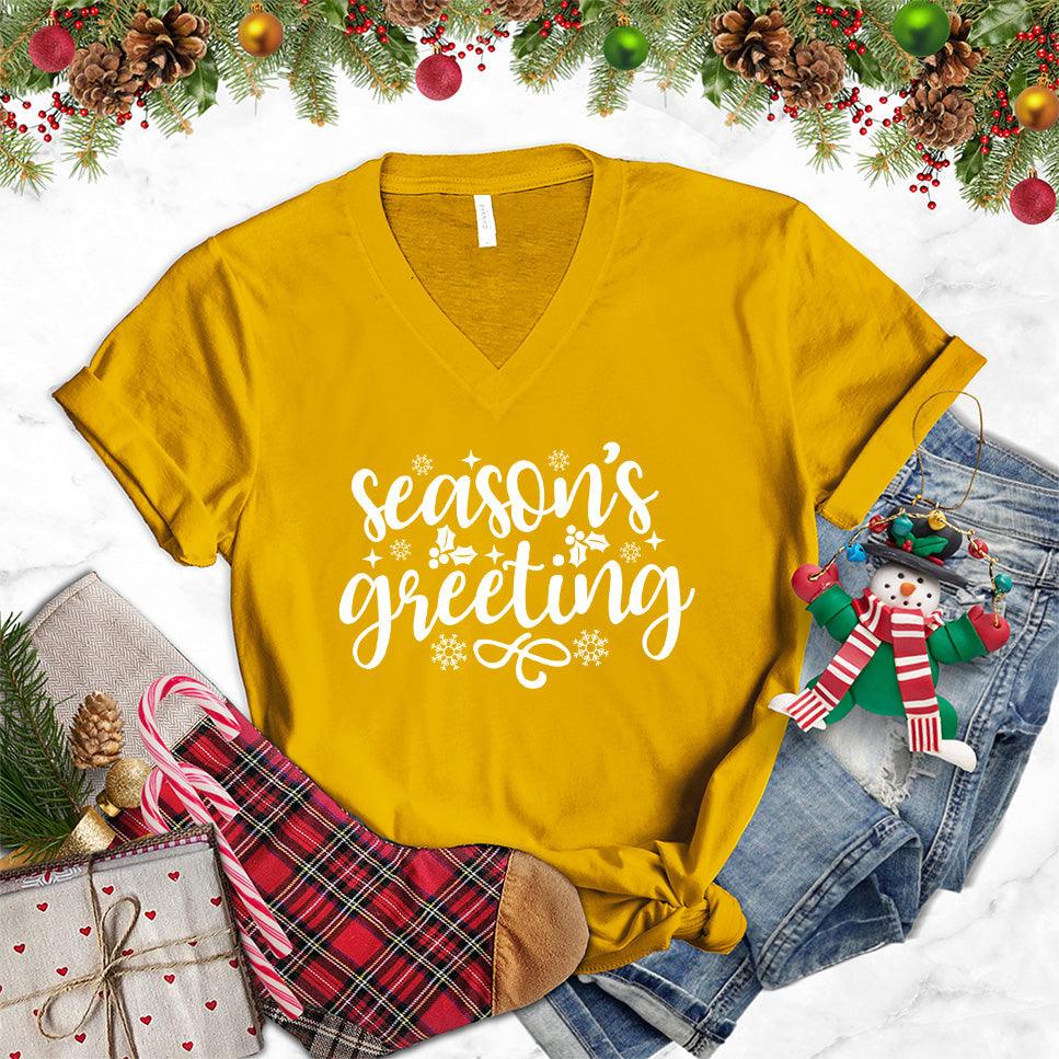 Season's Greeting V-Neck - Brooke & Belle