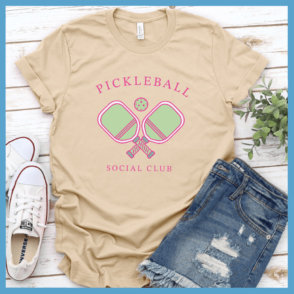 Pickleball Social Club T-Shirt Colored Edition - Brooke & Belle
