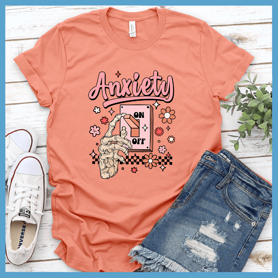 Anxiety On T-Shirt Colored Edition