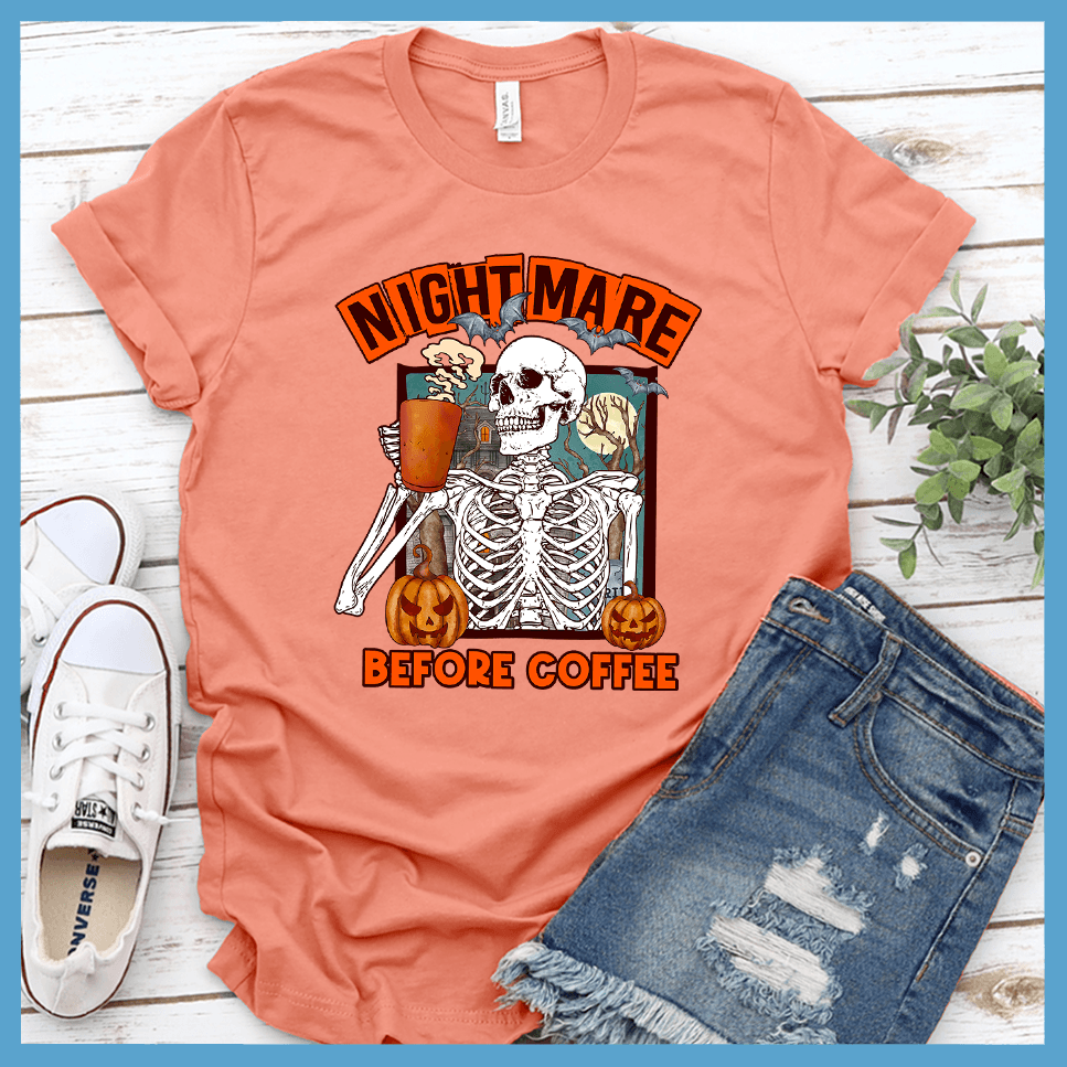 Nightmare Before Coffee T-Shirt Colored Edition