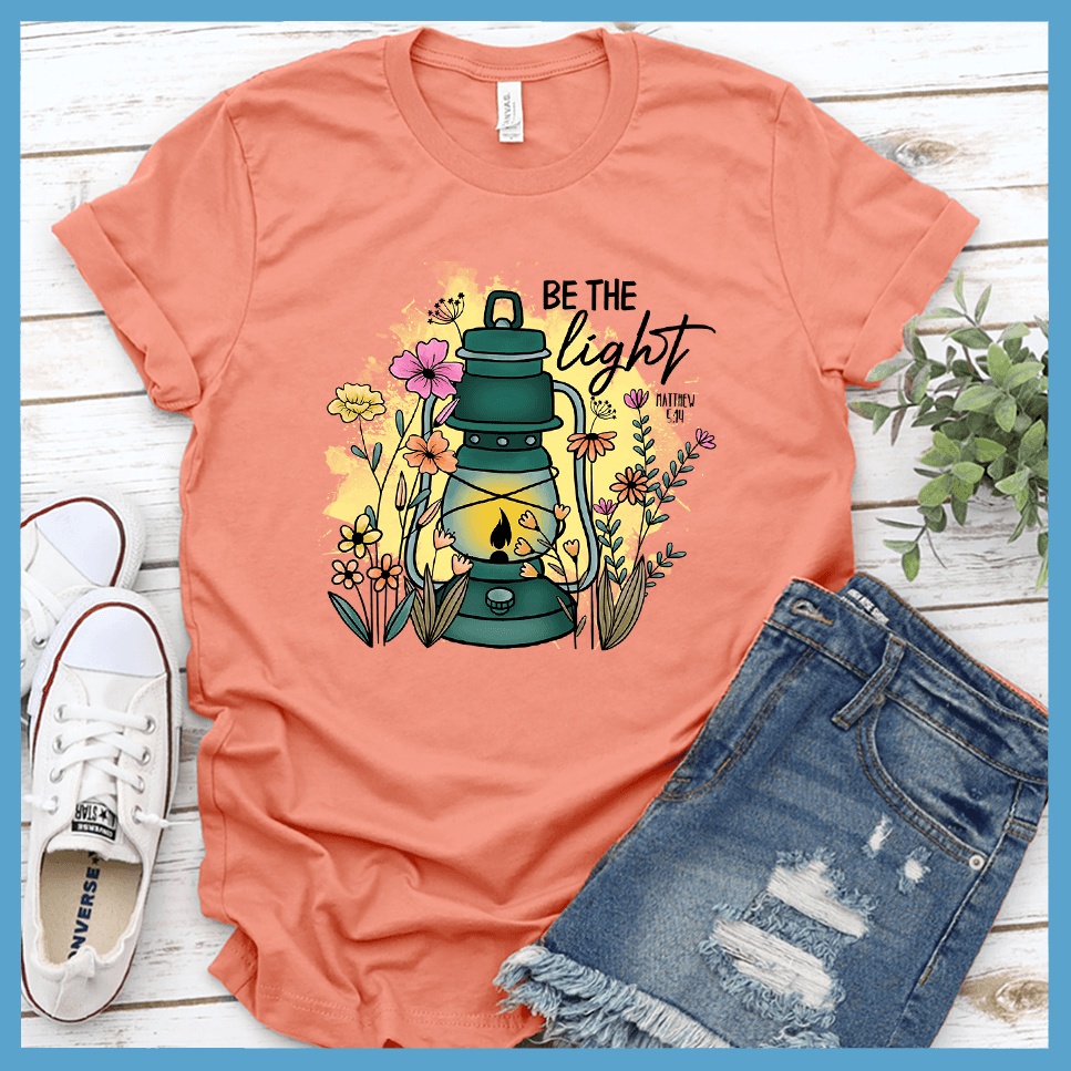 Be The Light - Matthew 5:14 T-Shirt Colored Edition