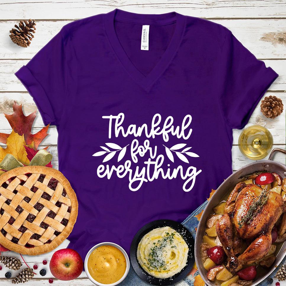 Thankful For Everything V-Neck - Brooke & Belle