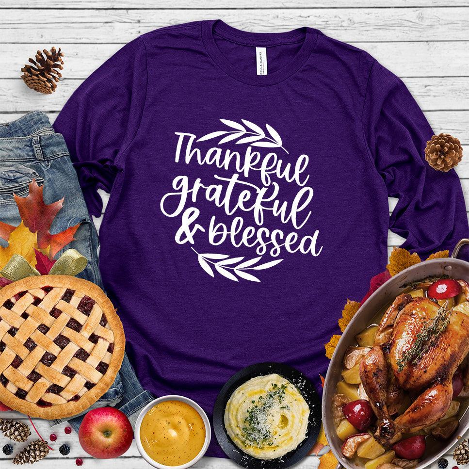 Thankful Grateful & Blessed Long Sleeves - Brooke & Belle
