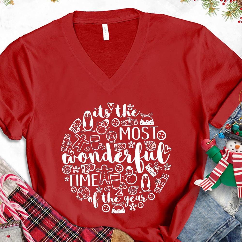 The Most Wonderful Time Of The Year V-Neck - Brooke & Belle
