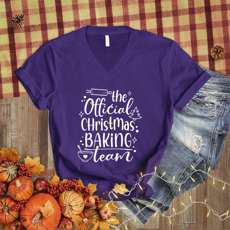 The Official Christmas Baking Team V-Neck - Brooke & Belle
