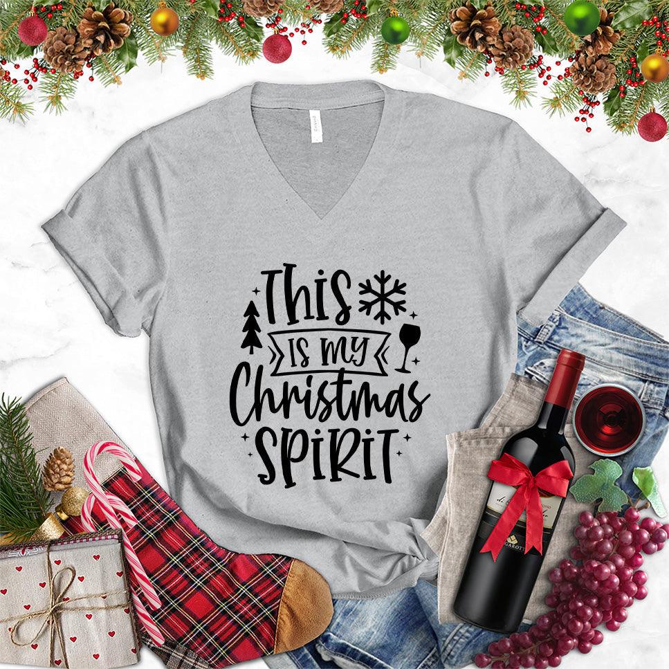 This Is My Christmas Spirit V-Neck - Brooke & Belle