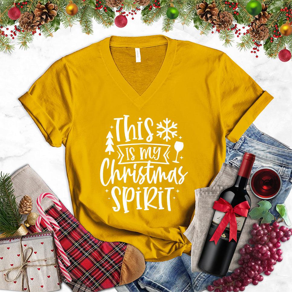 This Is My Christmas Spirit V-Neck - Brooke & Belle