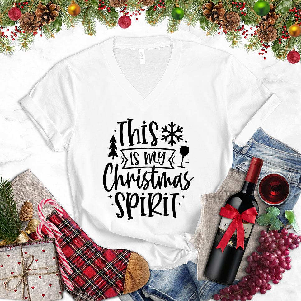 This Is My Christmas Spirit V-Neck - Brooke & Belle