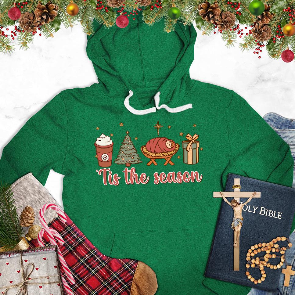 Tis The Season Christmas Colored Edition Hoodie - Brooke & Belle