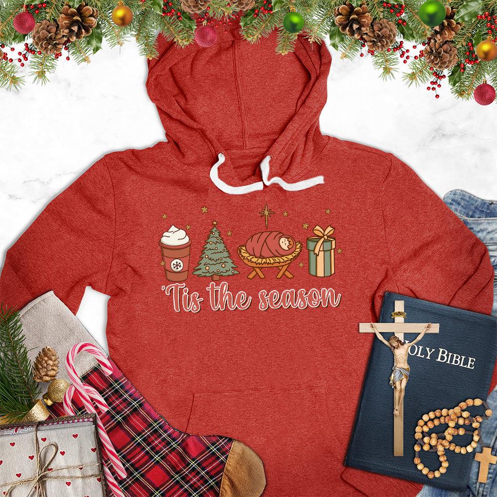 Tis The Season Christmas Colored Edition Hoodie - Brooke & Belle