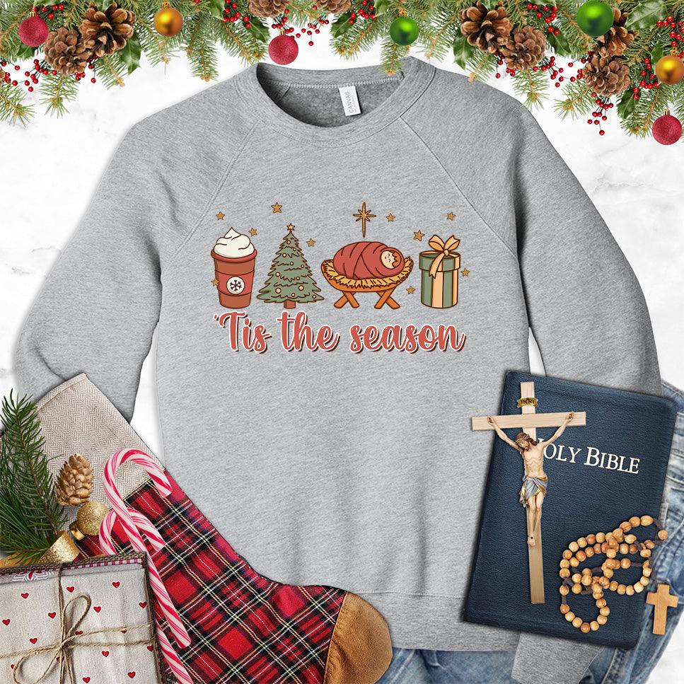 Tis The Season Christmas Colored Edition Sweatshirt - Brooke & Belle