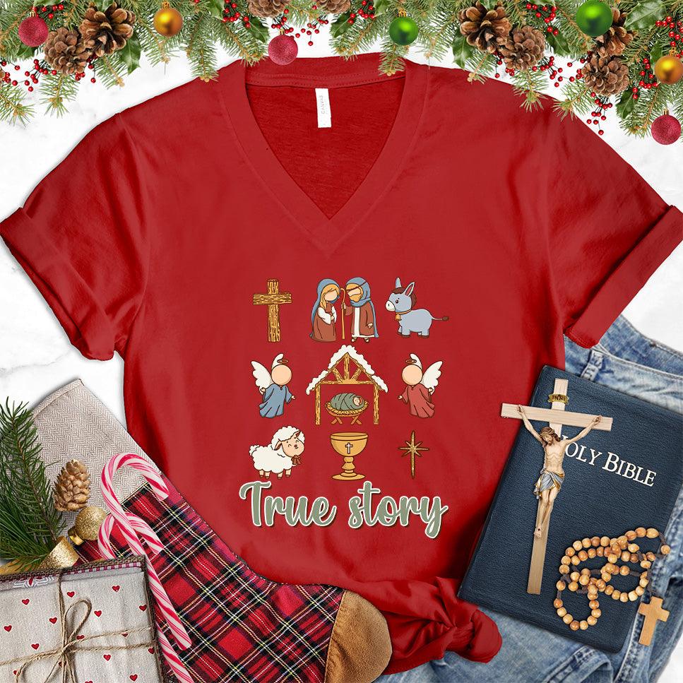 True Story Version 3 Colored Edition V-Neck - Brooke & Belle