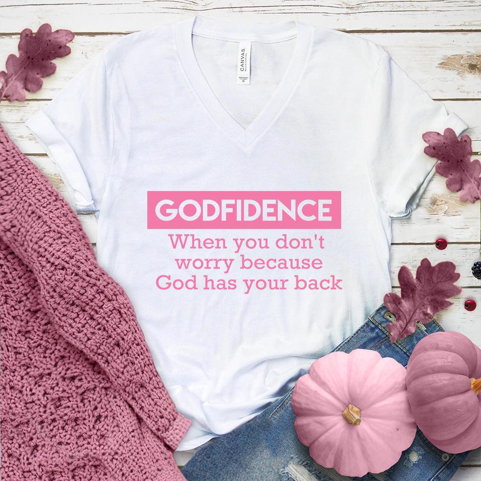 Godfidence Version 2 V-Neck Pink Edition