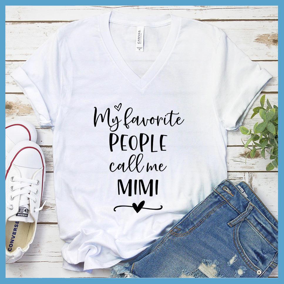 My Favorite People Call Me Mimi V-neck - Brooke & Belle
