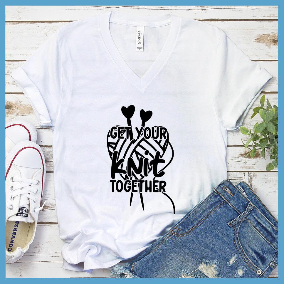 Get Your Knit Together Version 2 V-neck